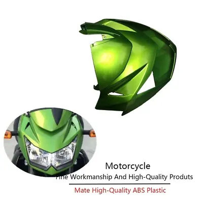 Green Front Head Neck Upper Fairing Cowling Nose Fit For Kawasaki Z750 07-13 P • $100.70