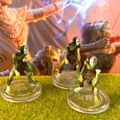 $14.97 • Buy Umasi X3 Lot D&D Miniature Dungeons Dragons Mwangi Expanse 12 Ghoul Ghast Undead