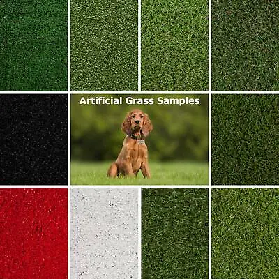 £0.99 • Buy Artificial Grass Samples 2m 4m 5m Fake Grass Cheap Budget Astro Turf 30mm 40mm