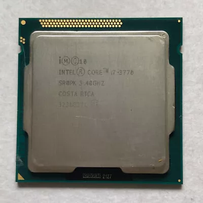 CPU Intel Core I7-3770 3.40 GHz Quad-Core SR0PK LGA 1155 Processor • £16