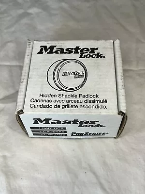 Master Lock Pro Series Hidden Shackle Padlock • $19.98