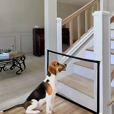 £12.47 • Buy Dog Gate Magic Gate Stair Gates For Dogs Pet Fence Indoor Pet Gate Prevention To