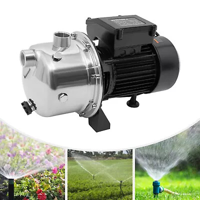 1.5 HP 115V Shallow Well Pump Garden  Lawn Irrigation Water Jet Pump Stainless  • $108.30