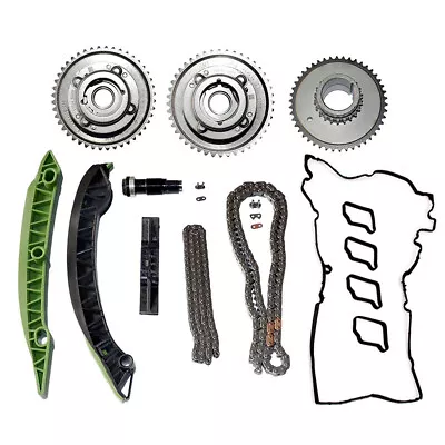 Timing Chain Kit Camshaft Phaser VVT Sprockets Fits Mercedes C250 W212 M271 1.8L • $189.99