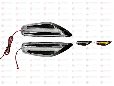 LED Amber Side Dynamic Sequential Indicators Flasher Ford Falcon AU BA BF FG • $35