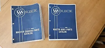 1940 Through 1975 BUICK PARTS MASTER BODY & CHASSIS CATALOGS Printed SEPT 1974 • $200