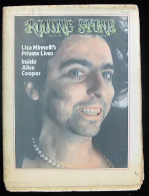 $24.99 • Buy Rolling Stone #134 - 1973 Alice Cooper Salvidor Dali Liza Minnelli John Lennon