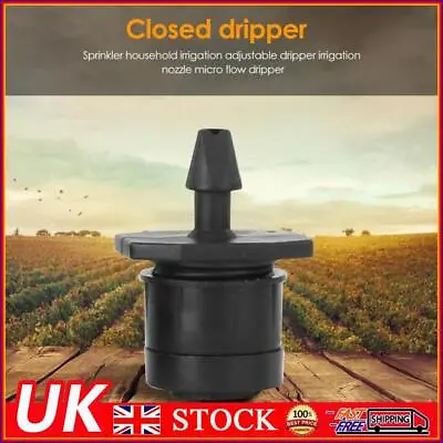10pcs Garden Irrigation Sprinkler Adjustable Micro Flow Drippers Water Drip Head • £4.59
