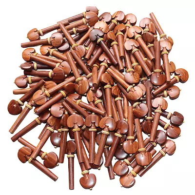 4/4 Violin Fittings 100pcs Rosewood Pegs beauty Decoration • $66.99