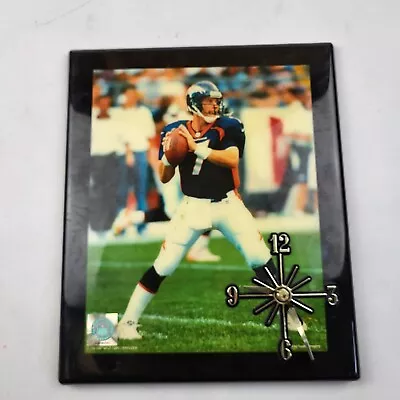 Vintage 1997 NFL Prolook John Elway Denver Broncos Photo Clock Licensed  • $4.95