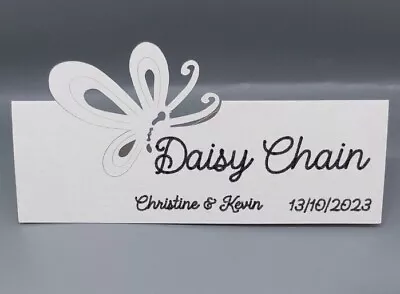 £7 • Buy Wedding Table Place Setting Name Cards Birthday Anniversary Personalised  X 20