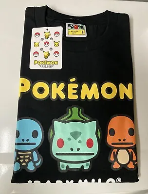 BAPE A Bathing Ape Pokemon Baby Milo T-Shirt #14 Adult/Small (New With Tags) • $120