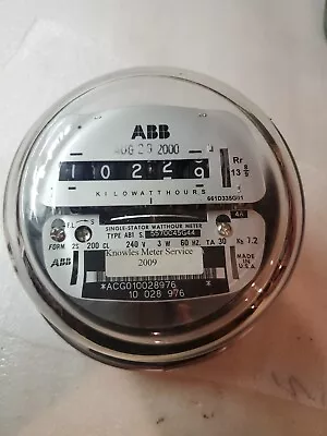 ABB Electric Kilowatt Hour Watt Hour Meter 200 CL 240v 3w TA 30 Look At Pictures • $30