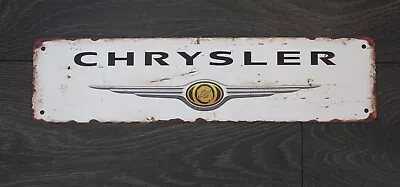 Chrysler Automobiles Tin Metal Sign Rustic Vintage Style Garage Car Mechanic 97 • $9.95