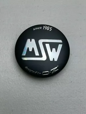 MSW By OZ Since 1985 Matte Black Snap In Wheel Center Cap (XC565BW) • $19.99