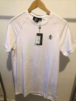 Gym King White Mens Small Tee Shirt New Season Last Item £20 • £20