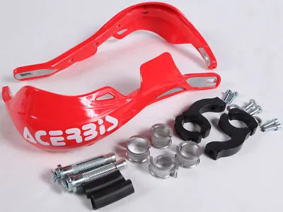 Acerbis Rally Pro MX Motocross ATV Handguards 00 CR Red 2142000227 • $96.55