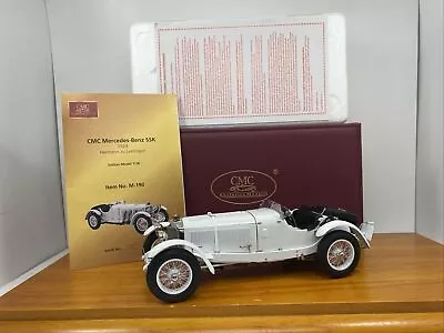 1/18 CMC 1928 Mercedes-Benz SSK White Hermann Leiningen  M-0190 L/E 1000 • $187