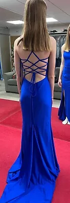 £200 • Buy Prom Dress Size 6 - Ruby Prom Royal Blue Stunning Dress- NEW With Labels