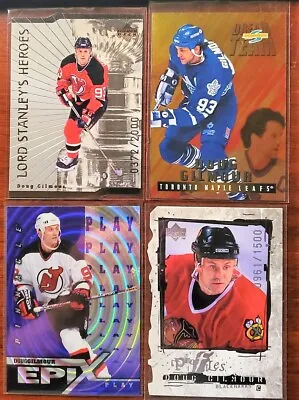 Assorted Doug Gilmour Cards (You Pick) HOF Base Inserts SPs Serial Numbered • $2.50