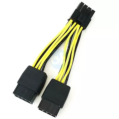 NVidia K80 M60 M40 P40 P100 V100 2x PCIe 8-Pin To 8-Pin CPU EPS Power Cable • £28