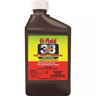 Hi-Yield 38 + Permethrin Turf Termite & Ornamental Insect Control 16 Oz. Bottle • $33.09