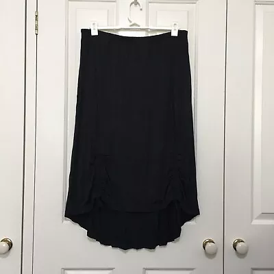 Black Taking Shape Skirt With Gathered Details Pirate Witch Cottage Core Size S • $29.95