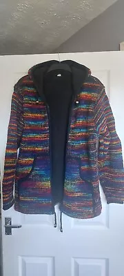 £45 • Buy Fleece Lined 100% Wool. Nepal (Pachamama) Hood. Excellent Condition. Large.
