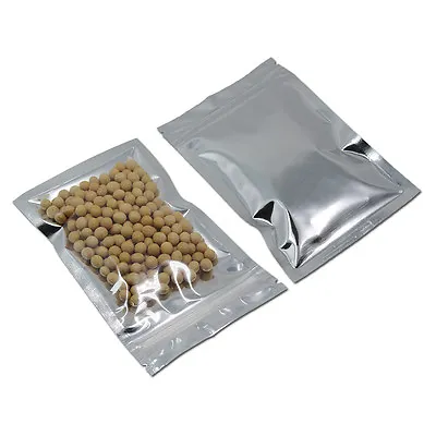 Silver Aluminum Mylar Foil For Zip Bags Plastic Lock Retail Package Food Grade • $137.50