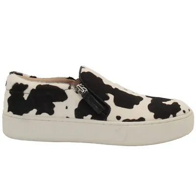 Volatile Normande Cow Slip On  Womens Black Sneakers Casual Shoes PVV601-922 • $94.99