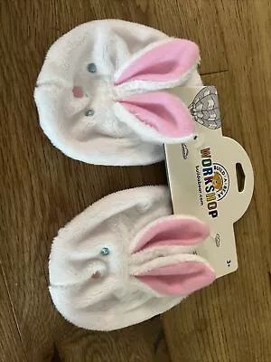 £9.99 • Buy Build A Bear  Bunny Rabbit Slippers Shoes