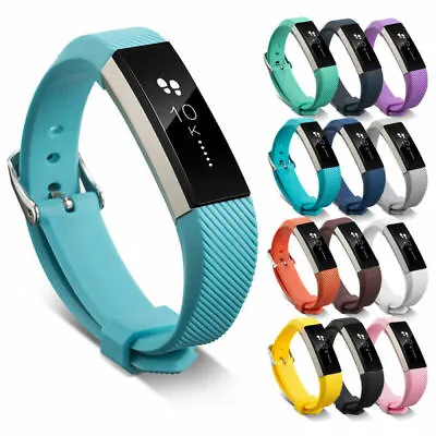 $9.08 • Buy For Fitbit Alta, HR, ACE Strap Replacement Silicone Buckle Sport Watch Band