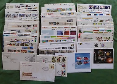 GB QE2 Stamps First Day Covers Job Lot (130+ Different) - Listing Shows All FDC • £11.50