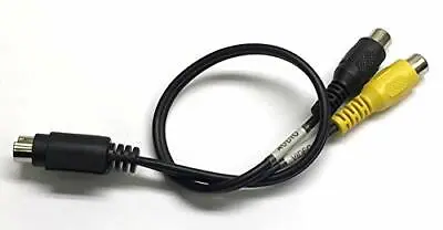 1 Foot 8 Pin Mini Din To Dual RCA Jacks S Video Adapter (A9B) • $2.25