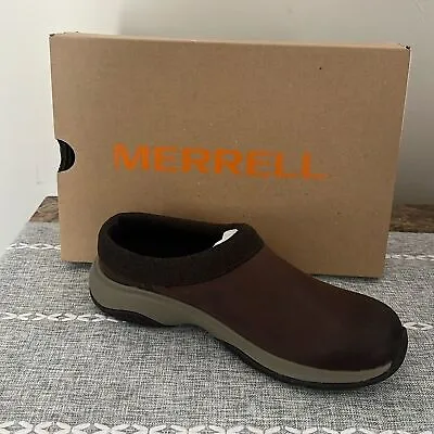 New In Box Merrell Women’s Encore Nova 5 Espresso Brown Slip Ons 6M Reg. $125 • $99