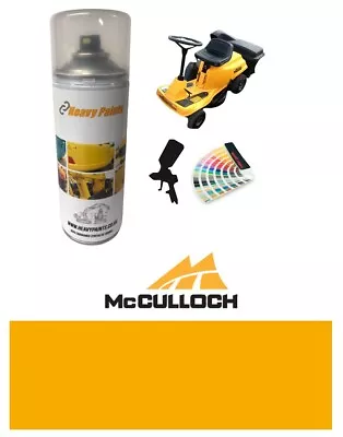 McCulloch Ride On Lawnmower Yellow Paint 400ml Aerosol • £22.99