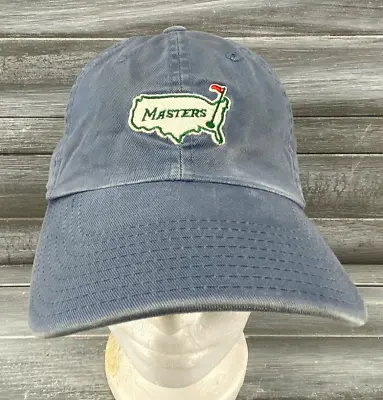 Masters Golf Tournament Hat Cap Augusta American Needle Blue Adjustable Vintage • $29.97