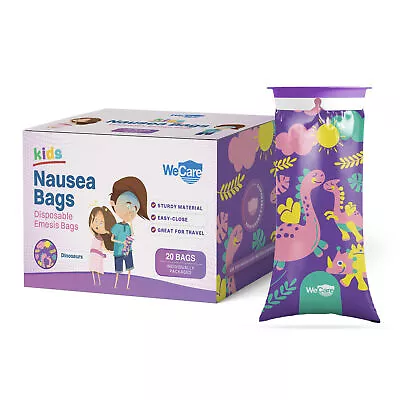WeCare Kids Disposable Emesis Bags For Nausea & Motion Sickness - 5 Pk 20 Pk • $13.99