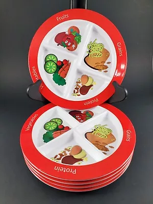 5 Super Healthy Kids Adults Portion Plates Portion Control Diet Health Nutrition • $34.99