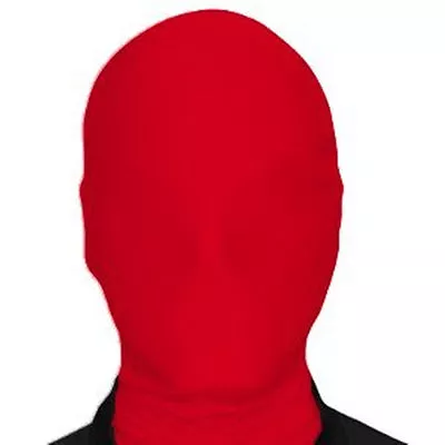 Adult Red Spandex Accessories New Zentai Mask Hood Party Halloween  • $8.99