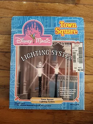 DISNEY MAGIC TOWN SQUARE Lighting System 6 Lamp Posts Sears New • $19