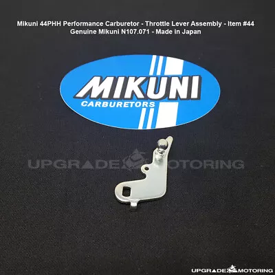 Mikuni 44PHH Perf Carburetor - Throttle Lever Assembly N107.071 Datsun Solex   • $25.95