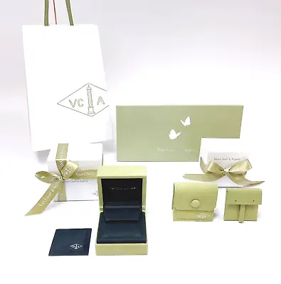 Van Cleef & Arpels Genuine Earrings Case Jewelry Box Travel Pouch Gift Set • $107.99