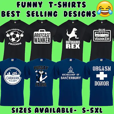 Funny Rude T-shirts Tee Designs Joke Retro Comedy Gift Idea S - 5xl • £7.99