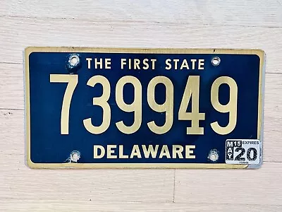 2020 DELAWARE License Plate - 739949 • $9.99