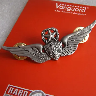 Ww2 Us Army Military Master Army Aviation Wings Badge Pin Insignia Metal • $11.80