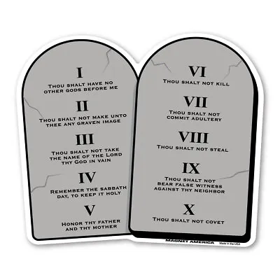 Ten Commandments Magnet • $3.49