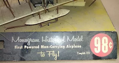 Vintage Monogram Factory Made Store Display Wright Bros. 1st In Flight Diorama  • $0.99