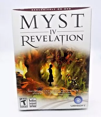 Myst IV: Revelation PC Windows/Mac 2004 BRAND NEW SEALED FAST FREE SHIPPING • $10.40