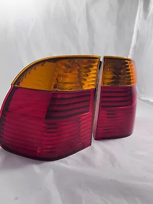 BMW E39 Facelift Touring Wagon Euro Tail Lights Lamps With Orang Corner Original • $123